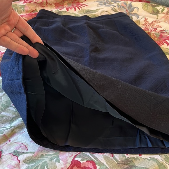 Vtg GIVENCHY Couture Size: EU 42 Monochrome Textured Classic Pencil Elegant NEW - Picture 13 of 16